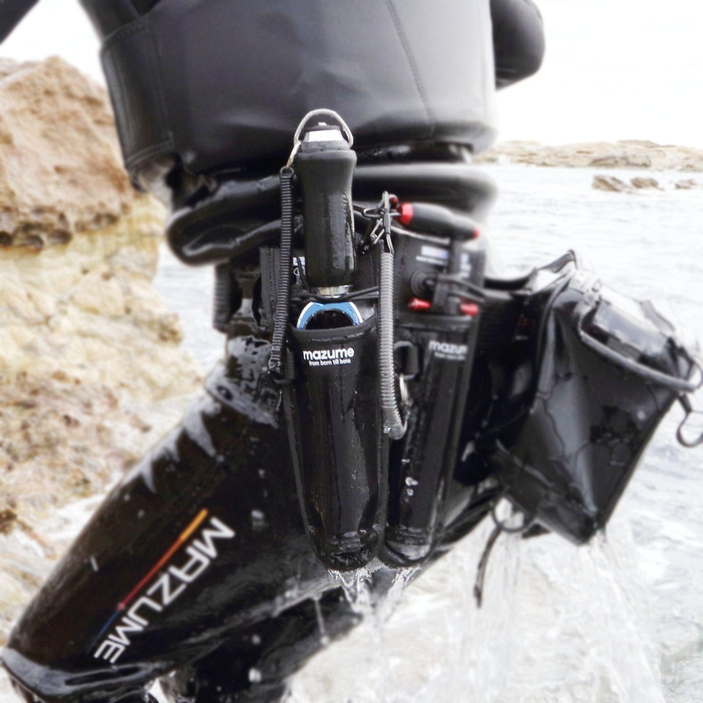 mazume フィッシュグリップホルダーIII(腰ベルト取付用)